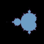 Mandelbrot center=-0.66+0i, top=1.6i, 1680×1050